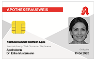 Muster eines Apothekerausweises