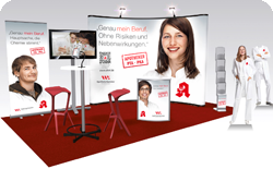 Messesystem der AKWL für Berufemessen